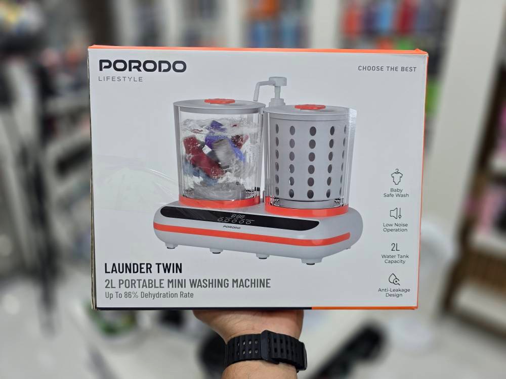 مینی لباسشویی و خشک کن Porodo