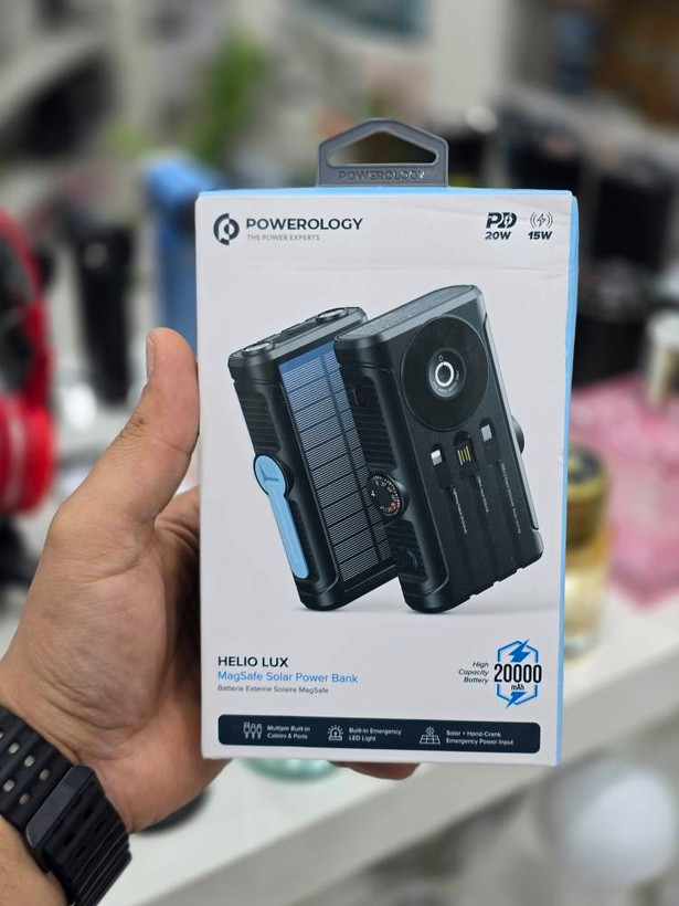 پاور بانک سولار 20000 powerology