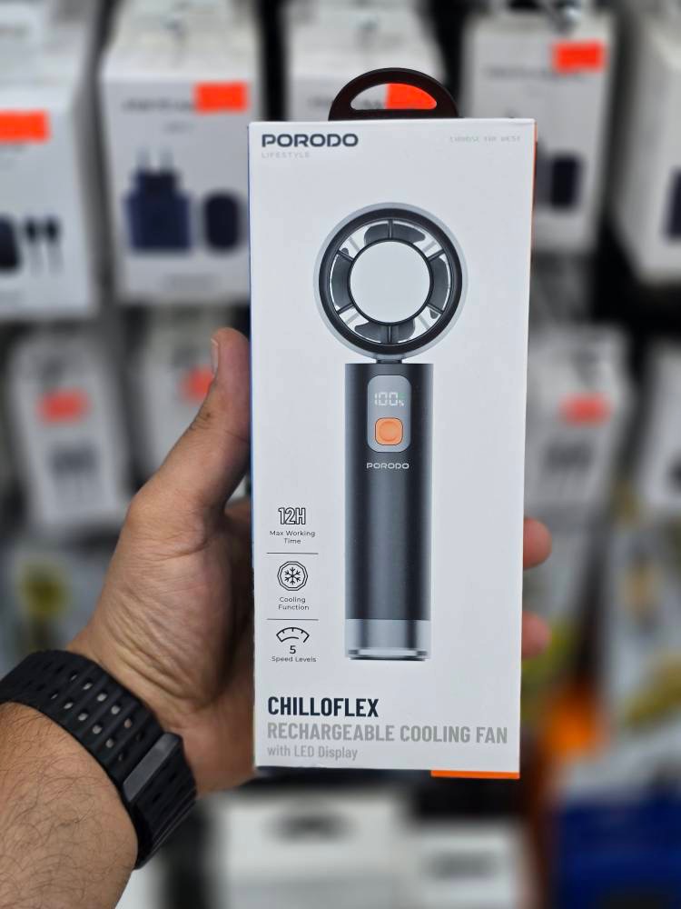 پنکه شارژی و سرمایشی porodo