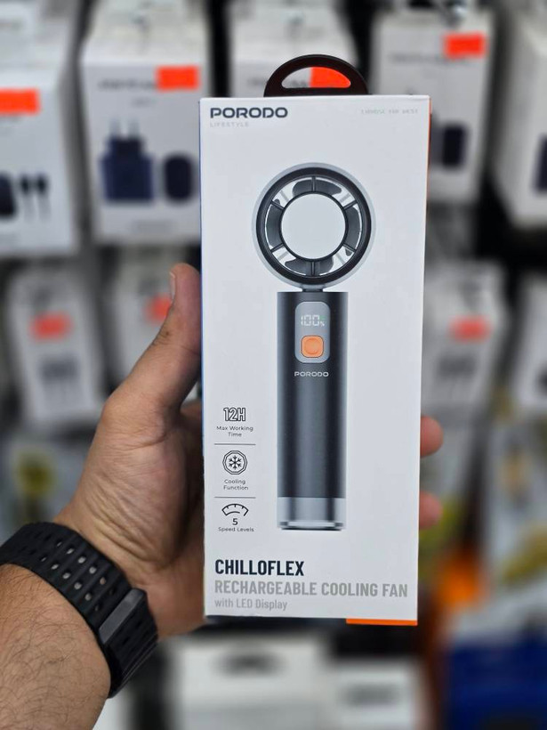 پنکه شارژی و سرمایشی porodo